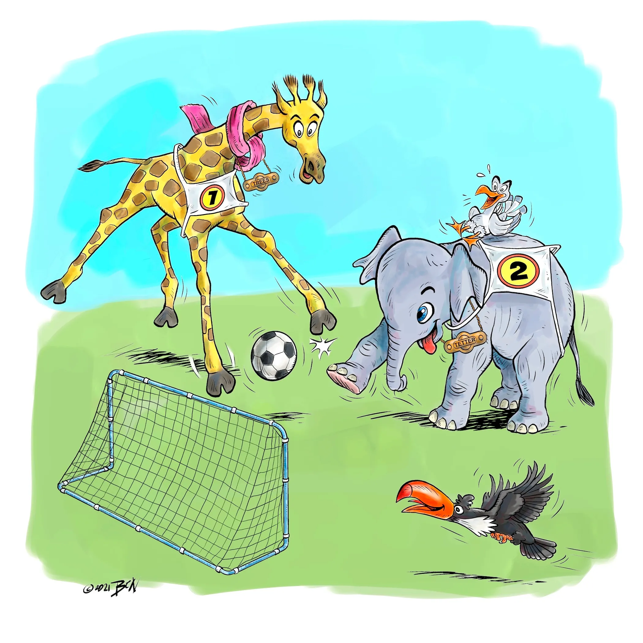 Illustratie door Ben Art Work — voorbeeld 43